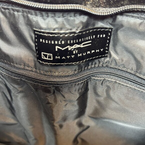 MAC Cosmetics Matt Murphy Pro Makeup Artist Tote Portfolio Bag Black Logo - Picture 8 of 11